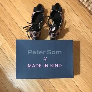 Peter Som x Made in Kind fabric shoe